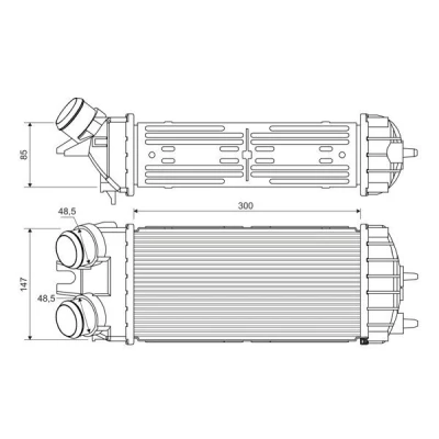 Imagem de VALEO 817706 Intercooler Alumínio sem sensor