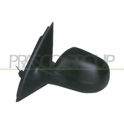 Imagem de Espelho retrovisor Prasco ST0017114 esquerda preto manual ajustável pelo interior, ajuste: por cabo de aço, não esférico