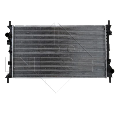 Imagem de NRF 54756 Radiador, arrefecimento do motor Alumínio 702 386 24 com componentes de montagem Aletas refrigeração soldadas
