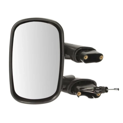 Imagem de Espelho retrovisor Tyc 309 0058 esquerda com subcapa ajuste: por cabo de aço, convexo FIAT: Doblo I Cargo