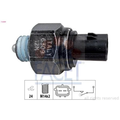Imagem de AKUSAN K03W080AKN Interruptor, luz de marcha atrás HYUNDAI: H 1 / Starex MPV, ACCENT 1, KIA: cee‘d I Carrinha, Sportage II