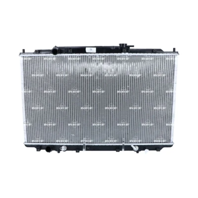 Imagem de NRF 56051 Radiador, arrefecimento do motor Alumínio 760 450 27 com componentes de montagem Aletas refrigeração soldadas