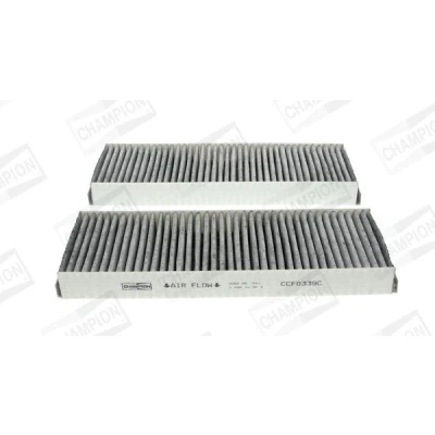 Imagem de CHAMPION CCF0339C Filtro, ar do habitáculo Filtro de carvão ativado 294 99 30 AUDI: A6 C6 Sedan, Avant, Allroad