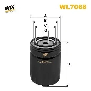 Imagem de Filtros de óleo wix filters wl7068