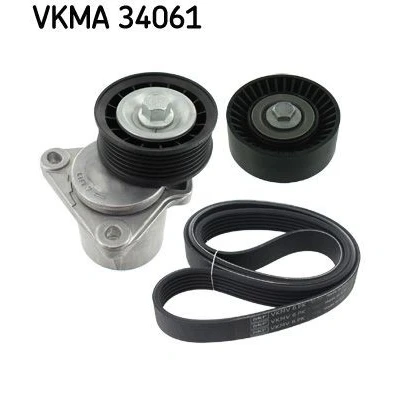 Imagem de SKF VKMA 34061 Jogo de correias trapezoidais estriadas FORD: S Max Mk1, MONDEO 4 Turnier