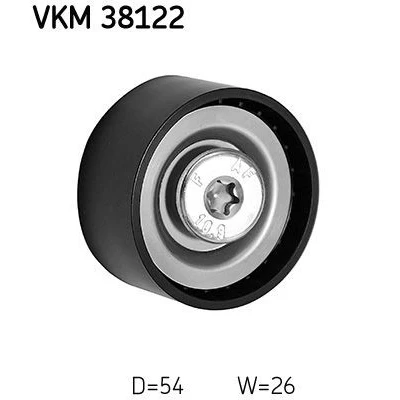 Imagem de SKF VKM 38122 Polia de Desvio MERCEDES BENZ: Vito Mixto