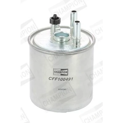 Imagem de CHAMPION CFF100491 Filtro de Combustível dos tubos, com ligação para sensor água RENAULT: Kangoo II Express, LAGUNA 3 Grandtour,