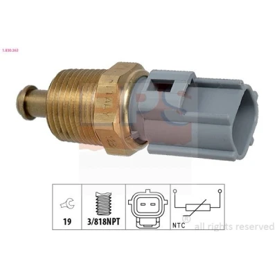 Imagem de EPS 1.830.363 Sensor de Temperatura do Óleo 3/818NPT Made in Italy OE Equivalent