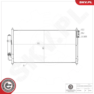 Imagem de ESEN SKV 71SKV083 Sensor NOx 12V depois do turbocompressor