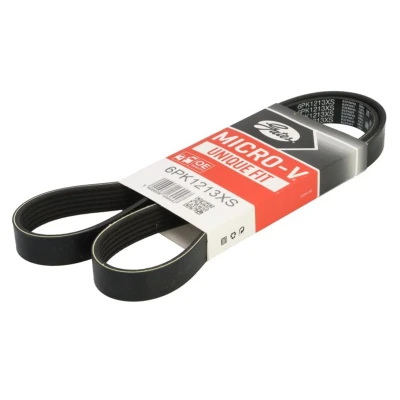 Imagem de GATES 6PK1213XS Correia trapezoidal estriada 1213 6 Aramida, EPDM (borracha de etileno propileno dieno) RENAULT: Megane 4, Talisman Grandtour