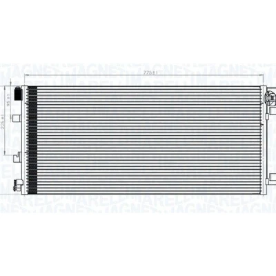 Imagem de MAGNETI MARELLI 350203787000 Condensador com secador 775x348x16 348mm 775mm 16mm RENAULT: MASTER 3 Kasten