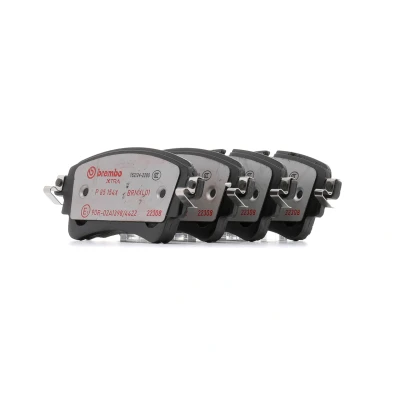 Imagem de BREMBO P 85 154X Jogo de pastilhas para travão disco preparado indicador aviso desgaste com parafusos pinça sem acessórios