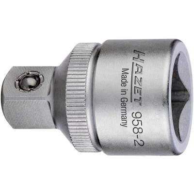 Imagem de HAZET 958 2 Adaptador de redução, roquete 12,5 (1/2&quot;) 36 aço cromo vanádio