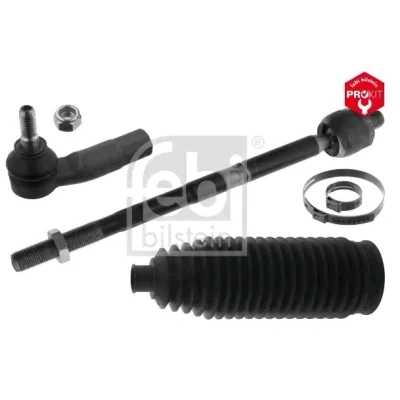 Imagem de FEBI BILSTEIN 49044 Barra de direcção Eixo dianteiro, lado esquerdo com porcas braçadeiras, foles ProKit VOLKSWAGEN: Caddy 3