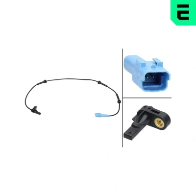 Imagem de OPTIMAL 06 S117 Sensor de ABS Eixo traseiro direito activo 780 PEUGEOT: 206 Hatchback, Van, SW