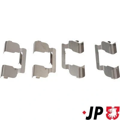 Imagem de JP GROUP 4364004210 Kit de acessórios, pastilhas travão Eixo dianteiro RENAULT: CLIO 2, Megane I Grandtour, TWINGO 1