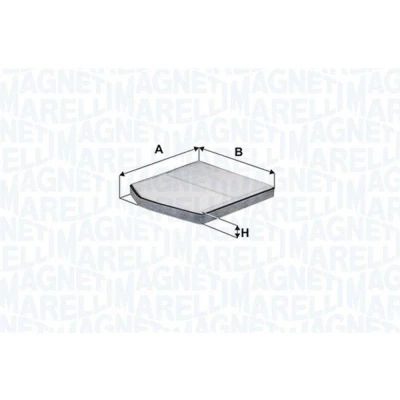 Imagem de MAGNETI MARELLI 350203063950 Filtro, ar do habitáculo Cartucho filtrante, Filtro de partículas 284 256 26 VOLVO: S60 I, XC90 V70 2