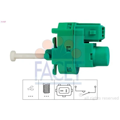 Imagem de FACET 7.1137 Interruptor de luz stop mecânico Made in Italy OE Equivalent FORD: Focus Mk1 Carrinha, FIESTA 5