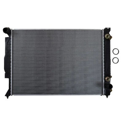 Imagem de NRF EASY FIT 53444 Radiador, arrefecimento do motor Alumínio 631 449 26 com retentor Aletas de refrigeração soldadas AUDI: Allroad C5, A6 C5 Sedan