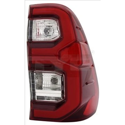 Imagem de TYC 11 15139 06 2 Farolim à direita LED Vermelho com porta lâmpadas, sem TOYOTA: Hilux VIII Pick up