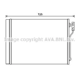 Imagem de PRASCO BWA5435D Condensador com secador 15,4 13,8 Alumínio 608 R 134a BMW: 5 Sedan, Touring