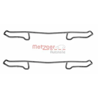 Imagem de METZGER 109 1100 Kit de acessórios, pastilhas travão OPEL: Astra F CC, Calibra A, Sedan