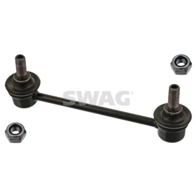 Imagem de SWAG 85 94 2087 barra / escora, estabilizadora Eixo traseiro direito 150 M10 x 1,25 com porca autoblocante Aço preto HONDA: HR V I