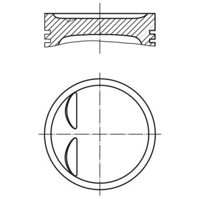 Imagem de MAHLE ORIGINAL 011 95 01 Pistão 95,5mm