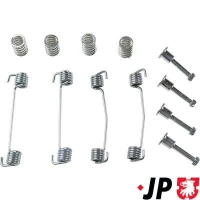 Imagem de JP GROUP 1463952510 Kit de acessórios, maxilas travão estacionamento Eixo traseiro 160 BMW: 3 Sedan, Cabrio