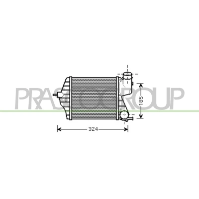 Imagem de PRASCO FT350N002 Intercooler