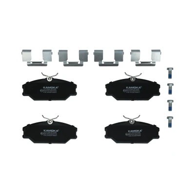 Imagem de KAMOKA JQ1012840 Jogo de pastilhas para travão disco Eixo dianteiro excl. contacto aviso desgaste com acessórios RENAULT: CLIO 2, MEGANE 1