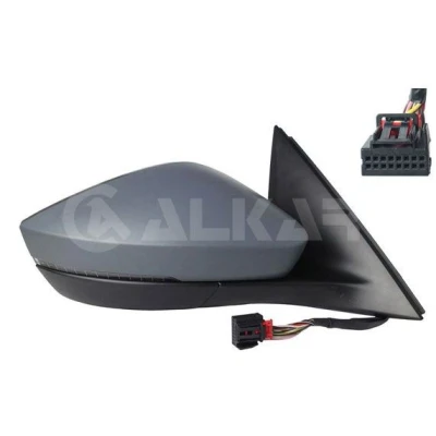 Imagem de Espelho retrovisor Alkar 6144746 à direita com subcapa elétrico aquecível, dobrável electricamente, convexo para veículo volante esquerda