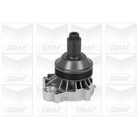Imagem de GRAF PA759 Bomba de água com junta mecânico Ferro fundido 95 para accionamento da correia trapezoidal estriada BMW: 3 Sedan, Touring, 5 Sedan