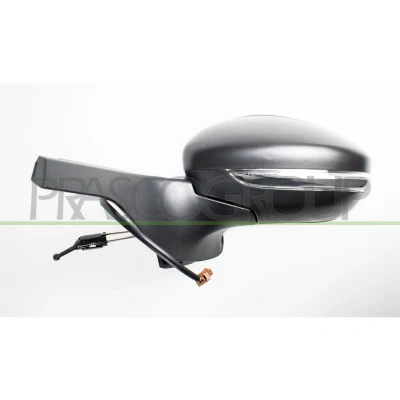 Imagem de Espelho retrovisor Prasco CI3287314 com cabo esquerda preto convexo, sem cor CITROËN: C3 III