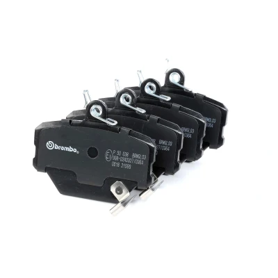 Imagem de BREMBO P 50 038 Jogo de pastilhas para travão disco com avisador sonoro desgaste parafusos pinça sem acessórios
