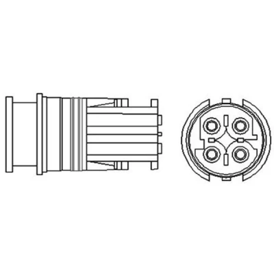Imagem de MAGNETI MARELLI 466016355060 Sonda lambda com aquecimento 4 MERCEDES BENZ: CLK Coupe, Classe C T modell