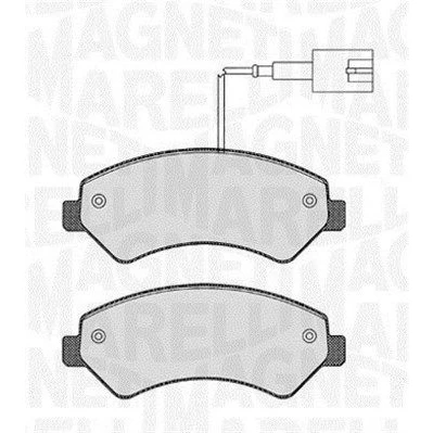 Imagem de MAGNETI MARELLI Jogo de pastilhas para travão disco com sensor desgaste integrado 363916060190 FIAT: Ducato III Van