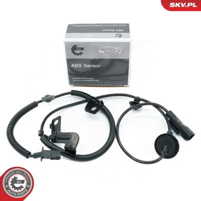 Imagem de ESEN SKV 06SKV432 Sensor de ABS Eixo traseiro esquerdo 2 930 1025 preto Plástico MITSUBISHI: Lancer 8 Limousine, ASX SUV, PEUGEOT: 4007