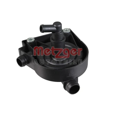 Imagem de METZGER 2385165 Separador de óleo, respiro do cárter da cambota Tampa das válvulas, em cima MERCEDES BENZ: Classe E Sedan, T modell