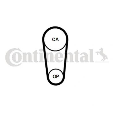 Imagem de CONTITECH CT1246 Correia de Distribuição 73 584 10 OPEL: Astra K Hatchback