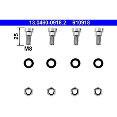 Imagem de ATE 13.0460 0918.2 Kit de acessórios, pastilhas travão