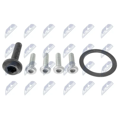 Imagem de NTY KLT AU 009 Z Kit de rolamento roda Eixo traseiro esquerdo, direito, com sensor do ABS integrado AUDI: A8 D3