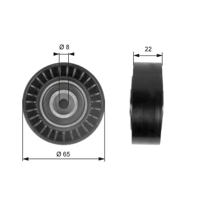 Imagem de GATES FleetRunner Micro V Kit T36258 Polia de Desvio MERCEDES BENZ: Vaneo