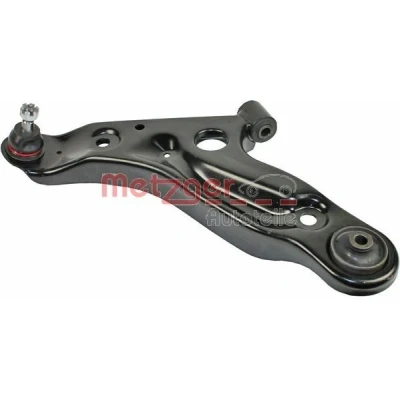 Imagem de METZGER 58101101 Braço de suspensão KIT + com articulação suspensão/guia, apoio borracha Eixo dianteiro, lado esquerdo transversal