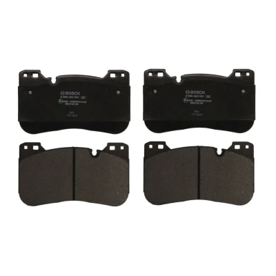 Imagem de BOSCH 0 986 424 921 Jogo de pastilhas para travão disco Baixo teor metálico com chapa anti ruído, instruções montagem BMW: 5 Sedan