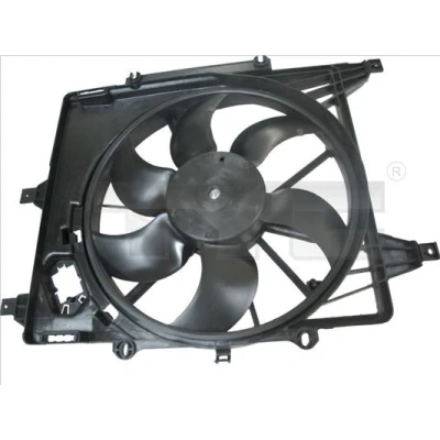 Imagem de TYC 828 0003 ventilador de radiador 380 250 com estrutura do (caixilho), sem resistência carga