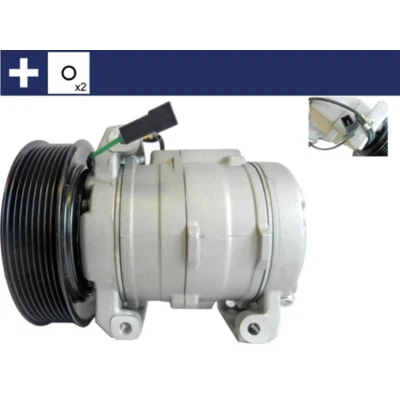 Imagem de MAHLE ORIGINAL ACP 1167 000S Compressor 10S15C 24 PAG 46 R 134a com retentor sem bujão de despejo do óleo MERCEDES BENZ: Classe C Sedan