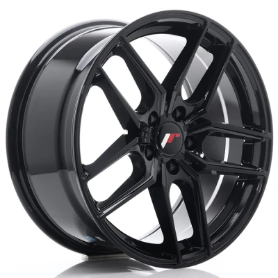 Imagem de Jante de alumínio japan racing jr25 8.5x18 5x112 et40 preto brilhante