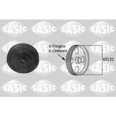 Imagem de SASIC 2154003 Polia da Cambota 132 RENAULT: Megane 1, Scenic