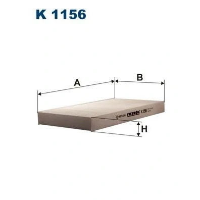 Imagem de FILTRON K 1156 Filtro, ar do habitáculo Filtro de partículas 290 160 30 IVECO: DAILY 3, 3 Kasten/Kombi